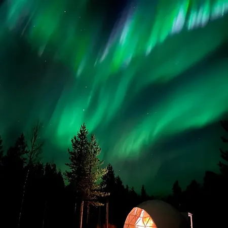 Private Jacuzzi Igloo Bedroom In Aurora Lounge With Shared Sauna And Pet Friendly * Rovaniemi