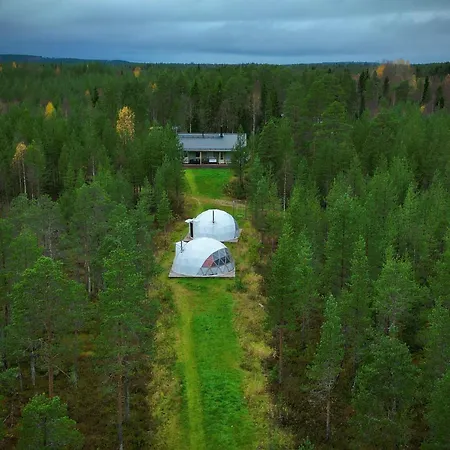 Glamping Private Jacuzzi Igloo Bedroom In Aurora Lounge With Shared Sauna And Pet Friendly