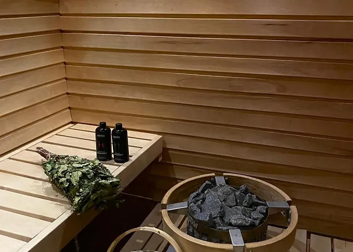 Private Jacuzzi Igloo Bedroom In Aurora Lounge With Shared Sauna And Pet Friendly Rovaniemi